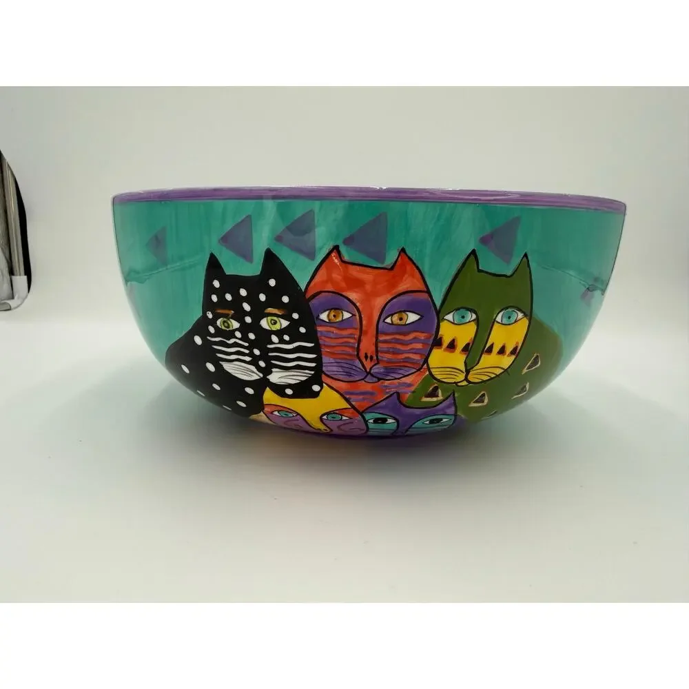 1998 Lauren Burch Ceramic Bowl